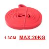 Unisex Fitness Band Pull Up Elastic Rubber Bands Resistance Loop Energy Set Home Gym Workout Expander Strengthen Trainning - Red