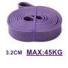 Unisex Fitness Band Pull Up Elastic Rubber Bands Resistance Loop Energy Set Home Gym Workout Expander Strengthen Trainning - Purple