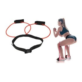 1pc Exercise Bounce Trainner; Slip-on Resistance Band For Home Fitness Training - Green