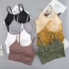 Women Sports Bra back bra Quick Dry Padded Shockproof Gym Fitness Running Sport Brassiere Tops Push Up Bras Sports Bra Crop Top - 7 Pairs - Free Size