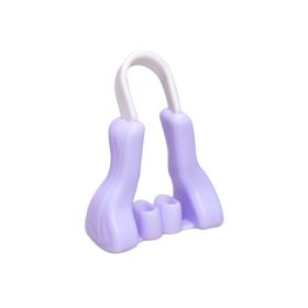 Magic Nose Shaper Clip Nose Lifting Shaper Shaping Bridge Nose Straightener Silicone Nose Slimmer No Painful Hurt Beauty Tools - Purple - 4 Pcs