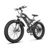 Hot Fat Tire Adults Electric Bicycle 26 In. Electric Mountain Bike; All Terrain e-bike Ebike 48V 15AH ; S18 - as picture