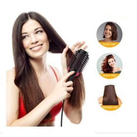 3-in-1 Hair Dryer Styler & Volumizer Brush - Salon-quality results in one tool! - pink