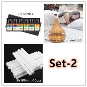 EQS - LED Essential Oil Diffuser - Set 2 - USB