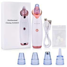 Blackhead Remover Instrument Black Dot Remover Acne Vacuum Suction Face Clean Black Head Pore Cleaning Beauty Skin Care Tool - 1 Set