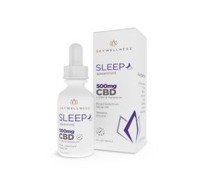 Sky Wellness CBD Sleep Oil Drops 500mg + CBN + Melatonin - 500mg