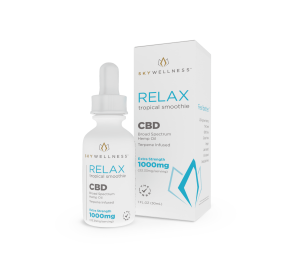 Sky Wellness CBD Relax Oil Drops 1000mg Tropical Smoothie - 1000mg - Tropical Smoothie