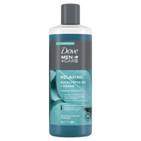 Dove Men+Care Relaxing Hydrating Body Wash, Eucalyptus Cedar, 18 fl oz - Dove