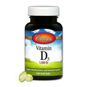 Carlson Vitamin D3 1000 IU, softgels - Carlson Labs