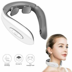 Electric Cervical Neck Pulse Massager Body Shoulder Muscle Relax Relieve Pain - default