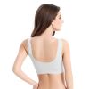 3 Pack Sport Bras For Women Seamless Wire free Bra Light Support Tank Tops For Fitness Workout Sports Yoga Sleep Wearing - WH_WH_WH - 4XL