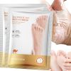 Kameel Melk Voet Masker Alo√´ Vera Peeling Voeten Masker Exfoliating Sok Scrub Voor Pedicure Anti Crack Verwijderen Dode Huid Voet patch Care - Yellow