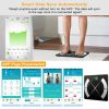 Smart Body Composition Scale Fat Monitor Digital APP Scale BMI Health Analyzer - Black