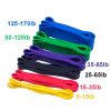 Unisex Fitness Band Pull Up Elastic Rubber Bands Resistance Loop Energy Set Home Gym Workout Expander Strengthen Trainning - Black