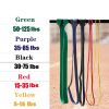 Unisex Fitness Band Pull Up Elastic Rubber Bands Resistance Loop Energy Set Home Gym Workout Expander Strengthen Trainning - Black