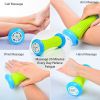 Foot Roller Massage For Relief Plantar Fasciitis And Heel Foot Arch Pain Reflexology Massager For Back Leg Hand Muscle Relaxtion - Gray