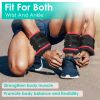 Ankle Weights Set 2.2/4.4LBS Pair Wrist Arm Ankle Weight with Iron Sandbags Fillings  - 2.5LBS