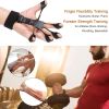 Finger And Hand Strengthener; Grip Strength Trainer For Men And Women For Wrist Physcial Rehabilitation - Black