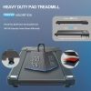 Under Desk Treadmill Walking Pad with Remote Controll, Heavy Duty 2.5HP 300LBS - as pic