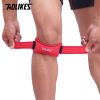 Aolikes 1pc Adjustable Knee Strap; Patellar Tendon Pressurized Protector; Support Slider Pad Guard For Badminton Running - Blue