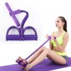 Pedal Resistance Bands Foot Pedal Pull Rope Resistance Exercise Yoga Equipment For Abdomen Waist Arm Leg Stretching Slimming Training - Yellow