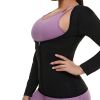 Sauna Suit For Women; Long Sleeve Sweat Suit Waist Trainer (Order A Size Up) - M