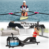 Water Rowing Machine for Home Use Water Rower w/ LCD Digital Monitor, 330 Lbs Weight Capacity - KM3501