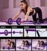 Portable Home Gym Core Strength Training Equipment for Men and Women - Purple - Weights Accessories