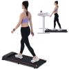 NEW Walking Pad Under Desk Treadmill for Home Office -2.5HP Walking Treadmill With Incline Bluetooth Speaker 0.5-4MPH 265LBS Capacity Treadmill for Wa