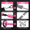 Portable Home Gym Core Strength Training Equipment for Men and Women - Pink - Weights Accessories