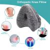 1pc Orthopedic Knee Pillow With Memory Foam For Pain Relief And Pregnancy - Blue