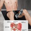 Pelvic Floor Muscle Training Device Inner Thigh Leg Clamper Exerciser For Men; Home Fitness Workout Accessories - Grey