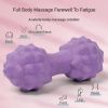 Massage Ball Effective Muscle Relaxation Fitness Equipment Fascia Exercise Relieve Pain Yoga Ball For Fitness - Purple - Floating Point Double Ball