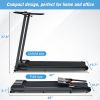 NEW Folding Treadmills Walking Pad Treadmill for Home Office -2.5HP Walking Treadmill With Incline Bluetooth Speaker 0.5-7.5MPH 265LBS Capacity Treadm